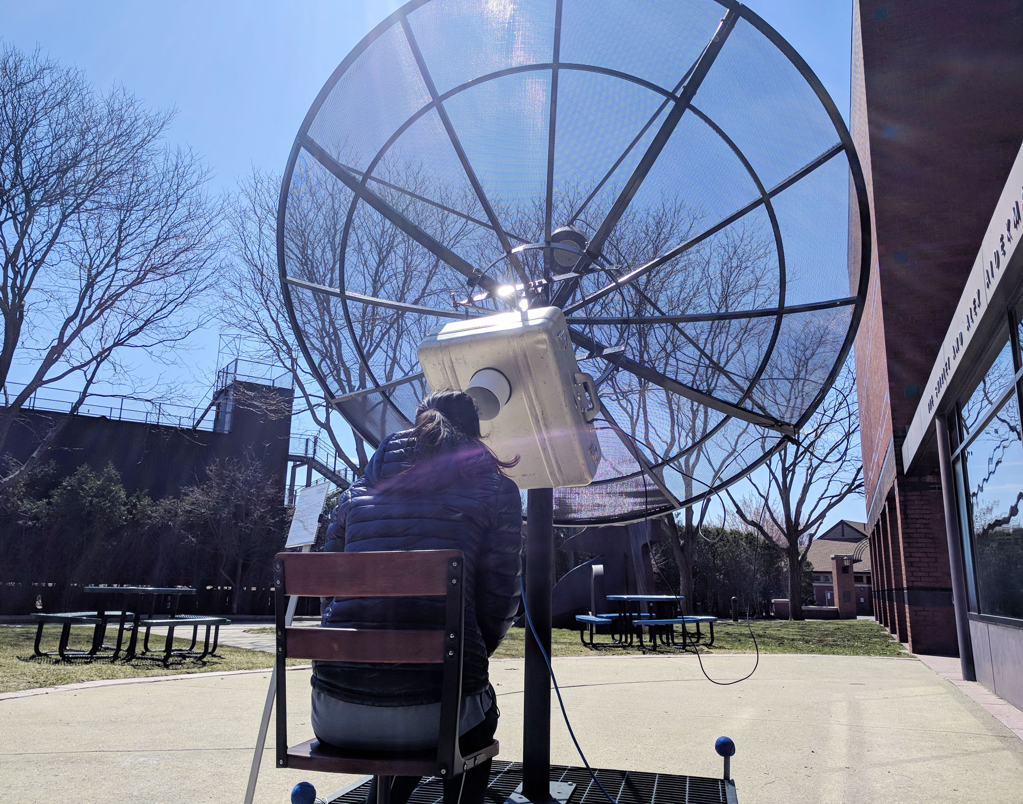 Go GOES Radiotelescope at Tufts University, Spring 2019